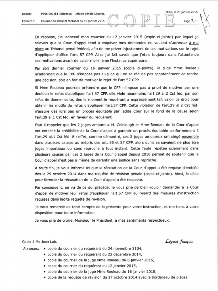 Lettre Légeret 2